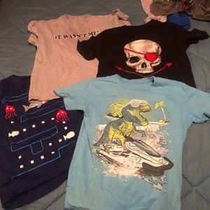Lot of 9 boys tees Size L (10-12)